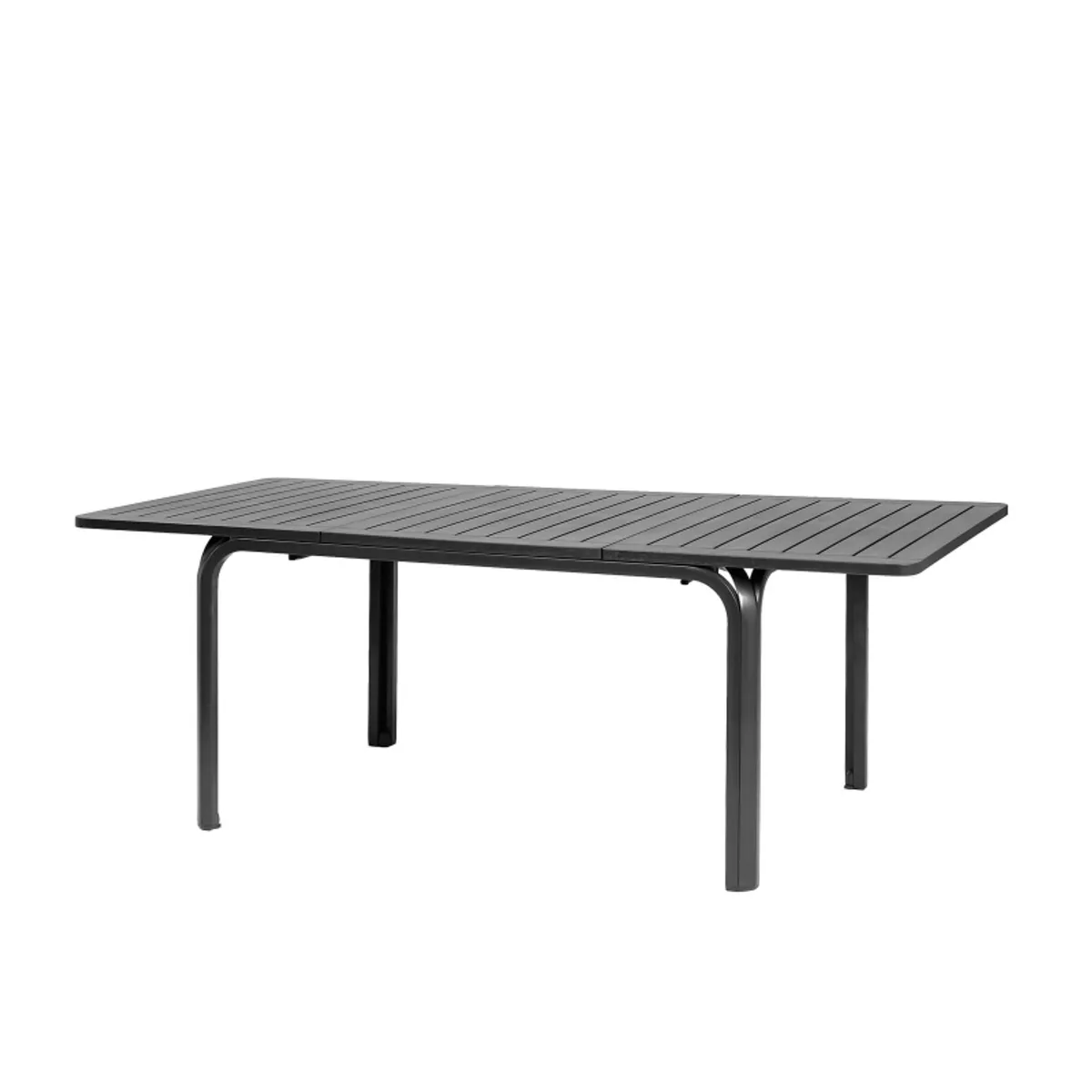 Alloro - Table de jardin extensible en polypropylène et aluminium — vue 3