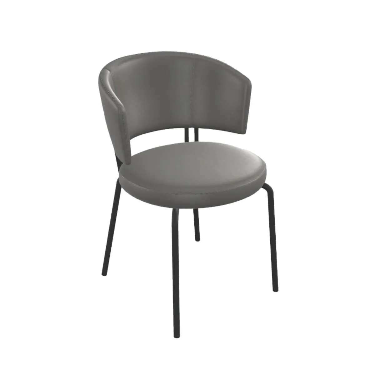 Chaise tendance de salle à manger en simili – Aero — vue 5