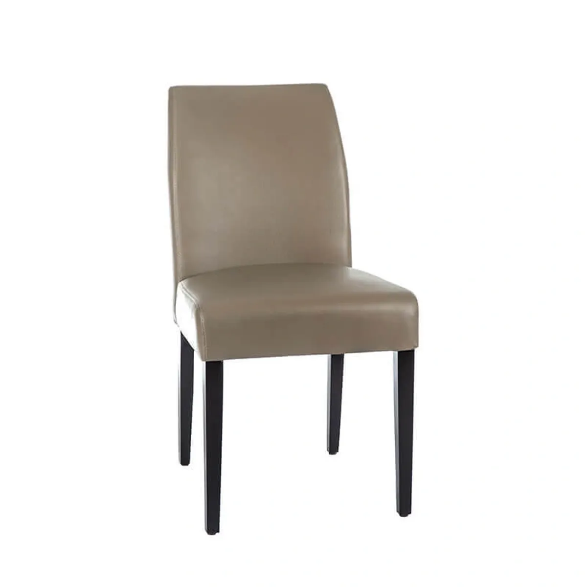 Fritz - Chaise contemporaine rembourrée avec pieds en bois