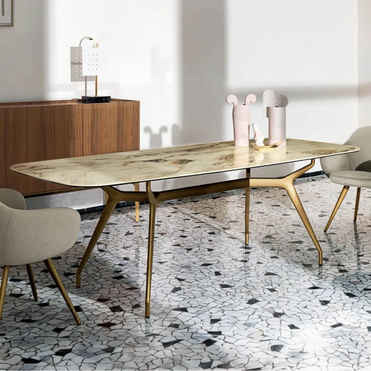 Arkos Sovet® - Table design rectangulaire en céramique fabriquée en Italie — vue 3