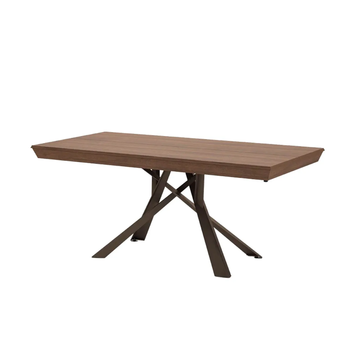 Lungo largo - Table design italienne extensible avec pied mikado — vue 3