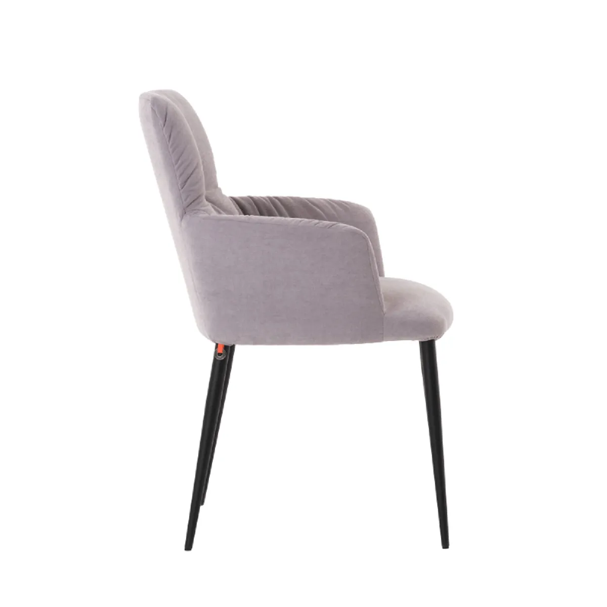 Aura Mobitec® - Chaise avec accoudoirs moderne tissu et pieds en métal — vue 4