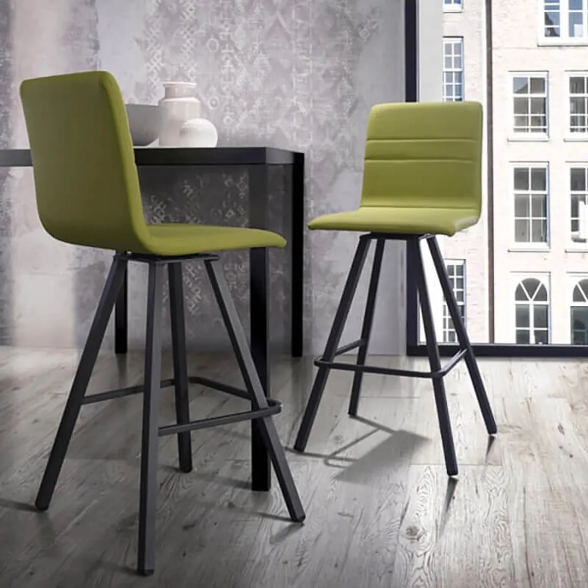 Diego - Tabouret snack pivotant de fabrication italienne