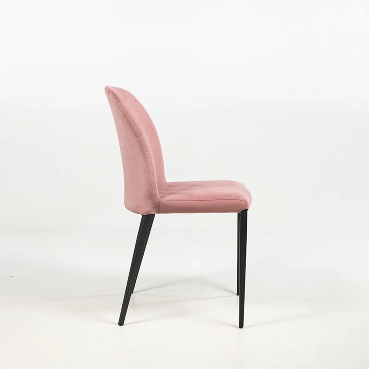 Julie - Chaise en tissu italienne avec pieds en métal — vue 4