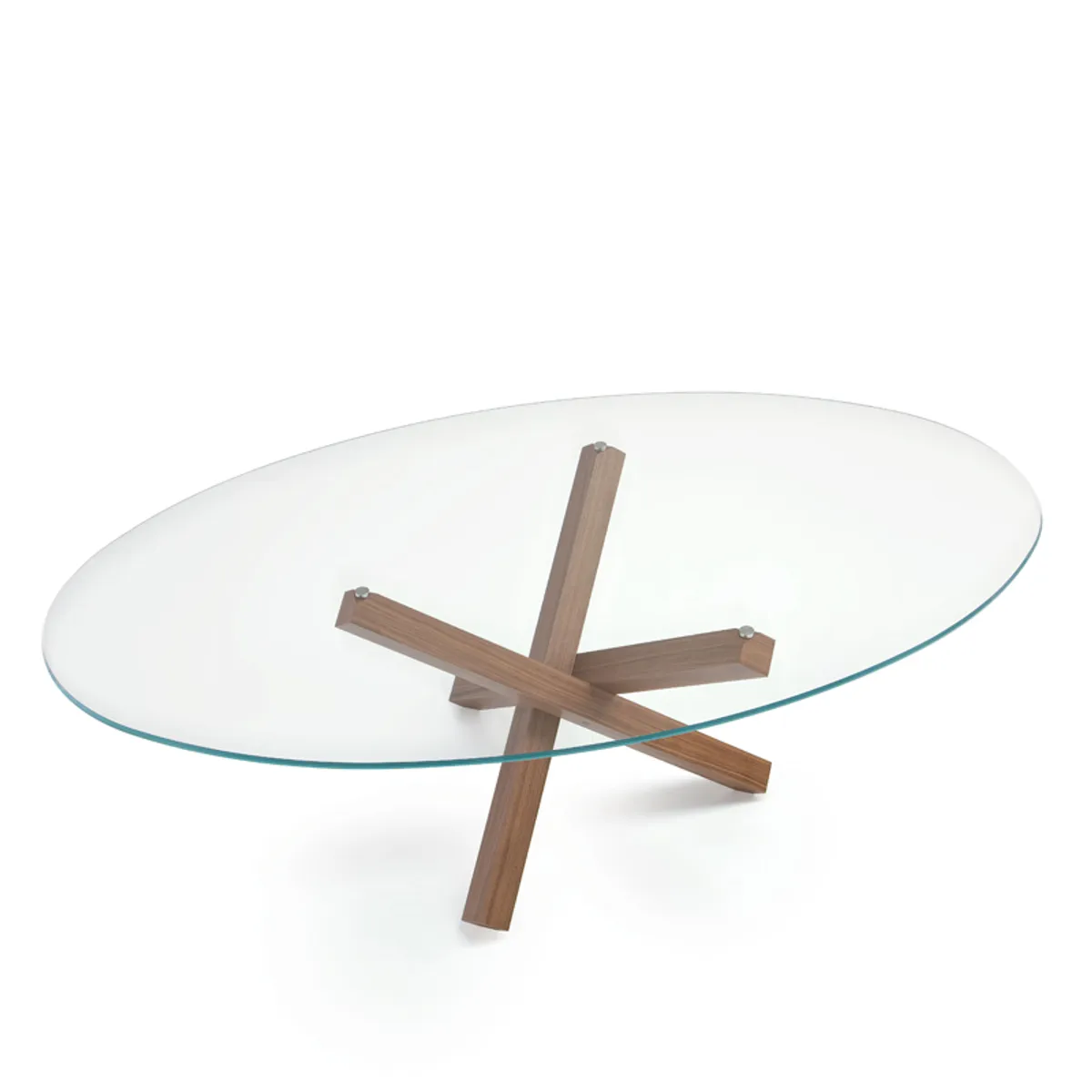 Aikido Sovet® - Table de salle à manger ovale design en verre — vue 5