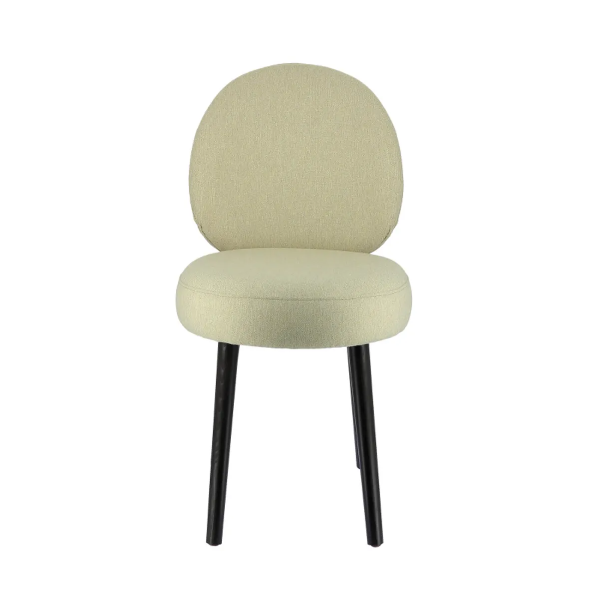Severus - Chaise cosy en tissu et pieds bois — vue 4