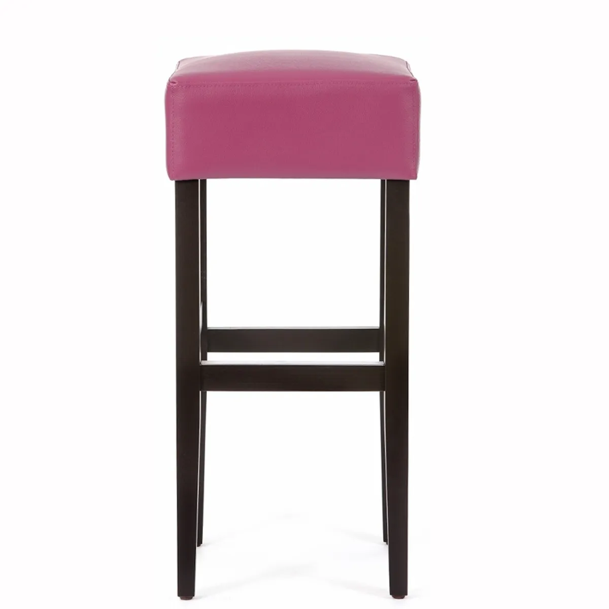 BarMax - Tabouret de bar sans dossier en synthétique et bois — vue 3
