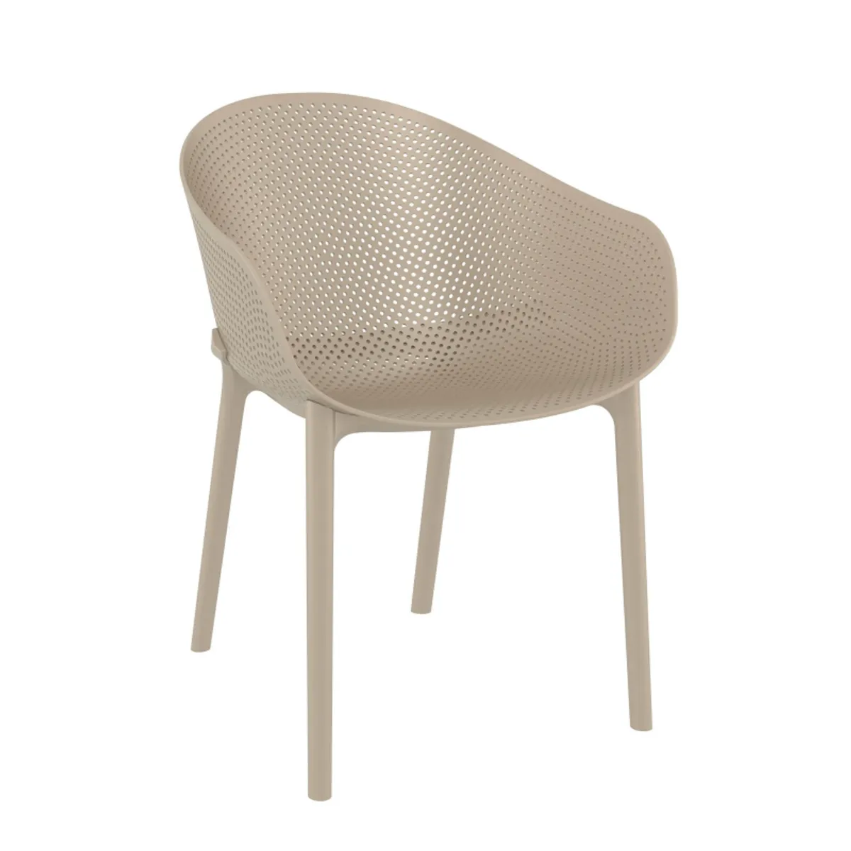 Sky - Fauteuil design en polypropylène — vue 3