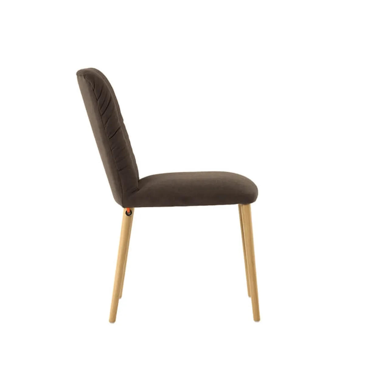 Aura Mobitec® - Chaise style cocooning en tissu et pieds bois — vue 5
