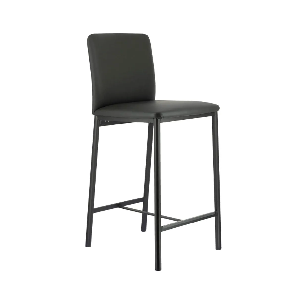 Loft - Tabouret snack contemporain en simili et métal — vue 3