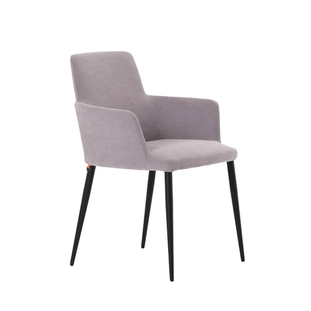 Rob C04 Mobitec® - Fauteuil de salle à manger confortable en tissu et pieds métal