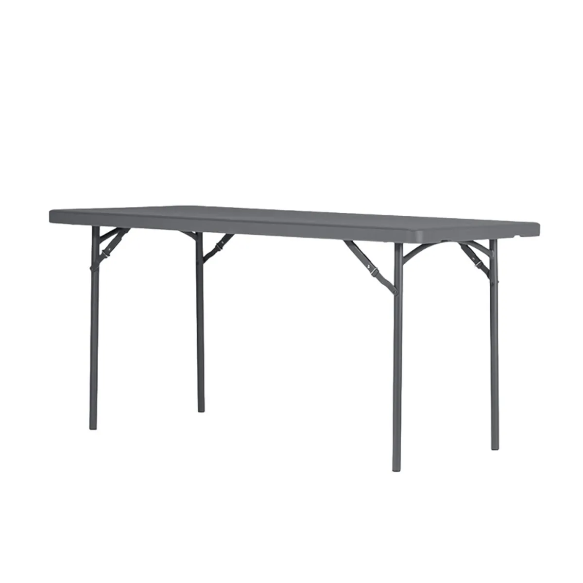Table XL - Table pliante en polyéthylène et métal gris foncé — vue 4