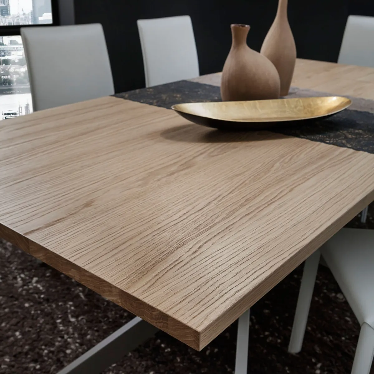 Renzo - Table de salle à manger design en stratifié — vue 5