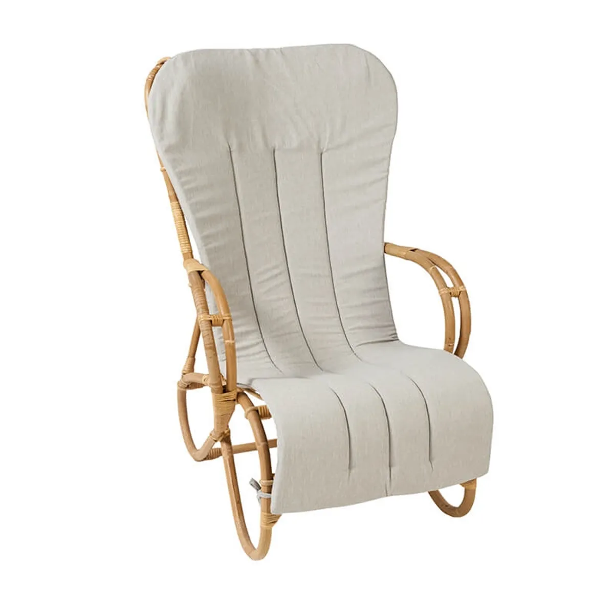Marlène - Fauteuil en rotin vintage — vue 4
