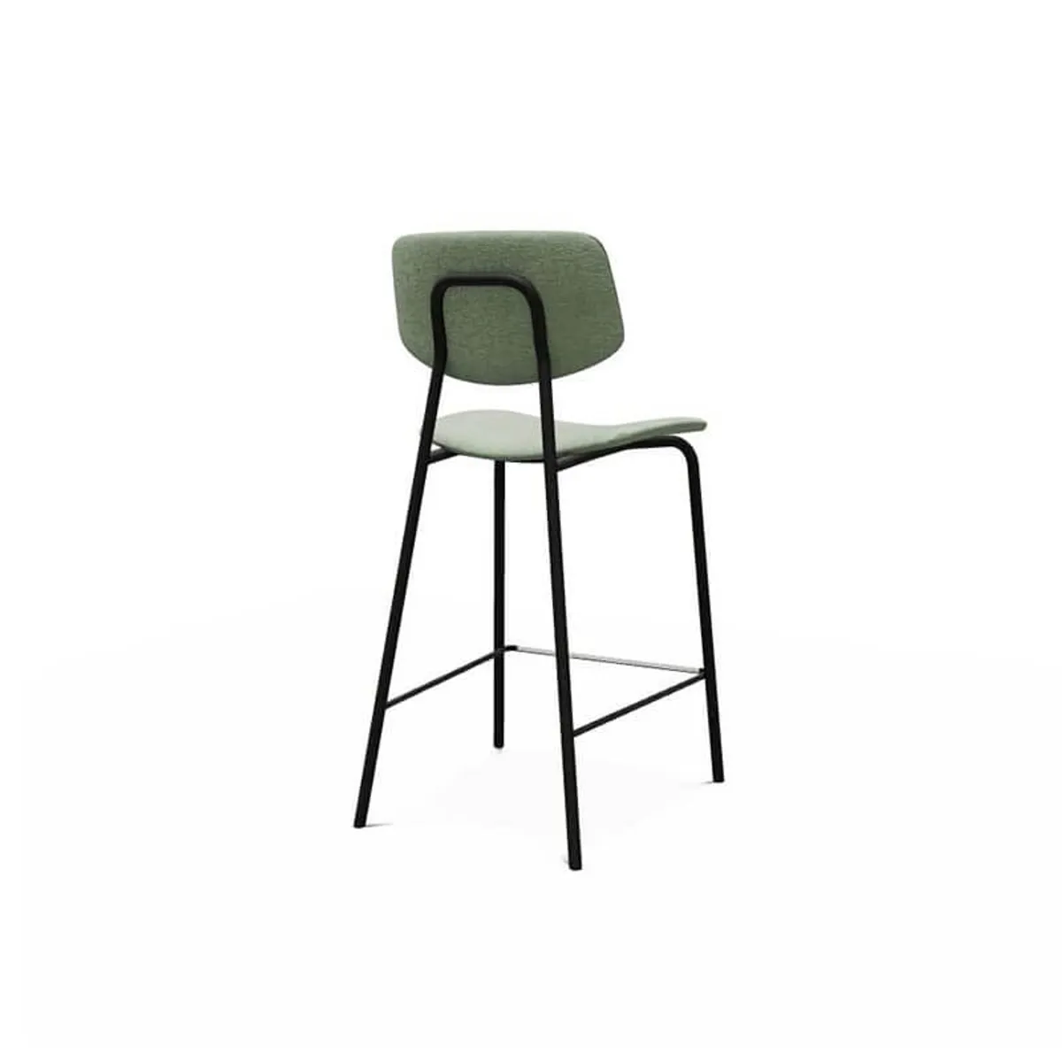 Lago - Tabouret snack en tissu inspiration rétro fabriqué en Belgique — vue 4
