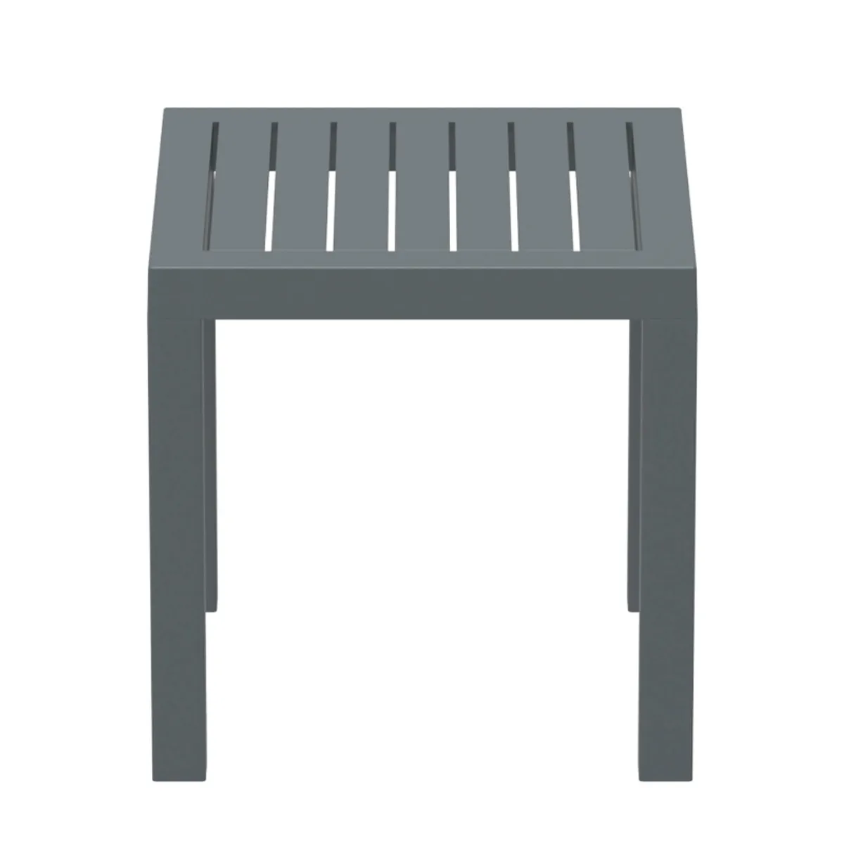 Ocean Side - Table basse d'appoint carrée en résine pour jardin — vue 4