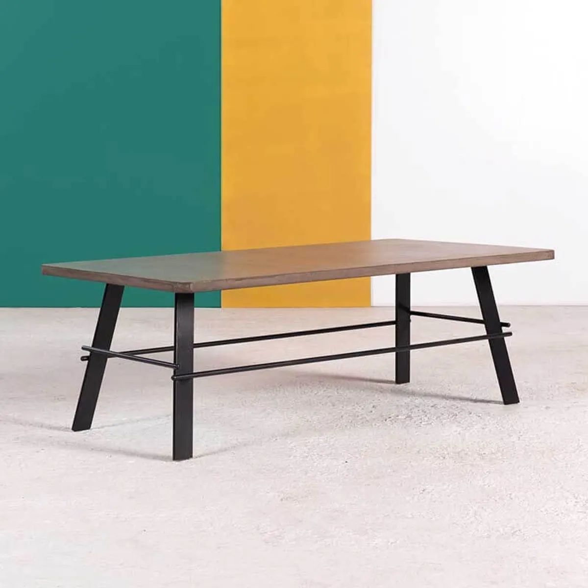 Opale - Table basse design rectangulaire en béton ciré made in France
