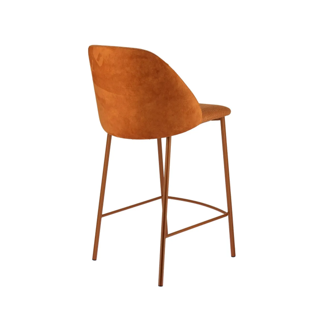 Soda - Tabouret snack cosy en tissu avec pieds en métal — vue 3