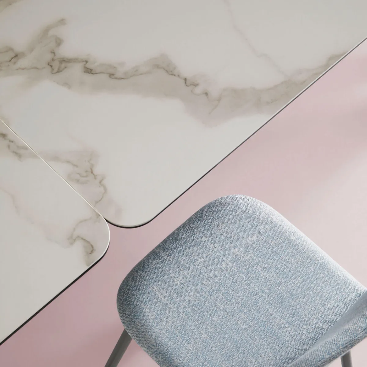 Pepper Mobliberica® - Table rectangulaire extensible en céramique et pieds en métal — vue 5