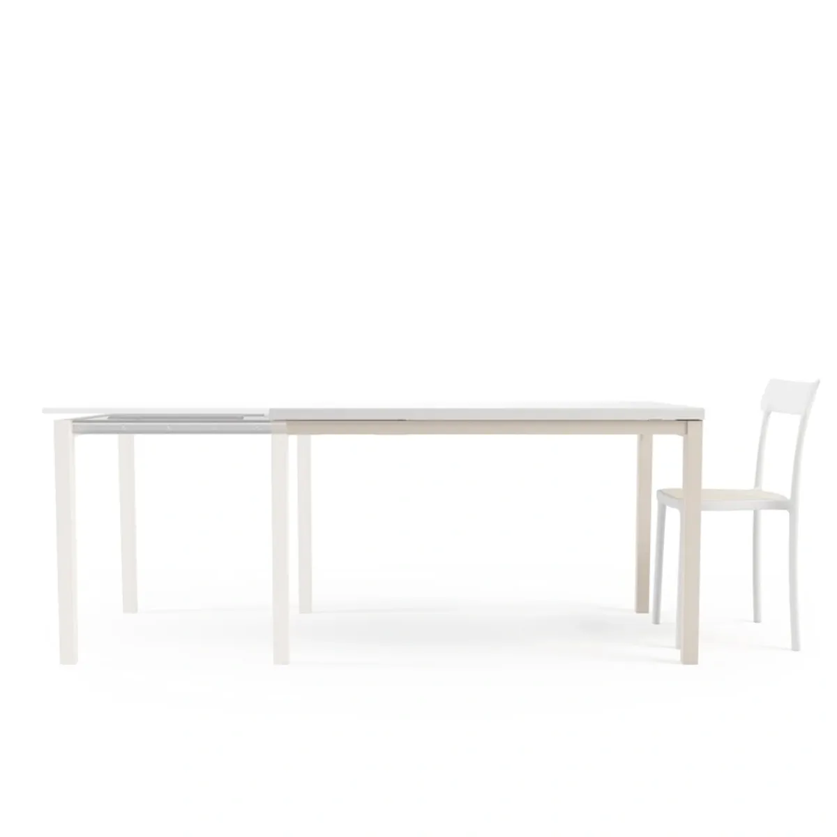 Toy bois - Table de cuisine en verre avec rallonge — vue 3
