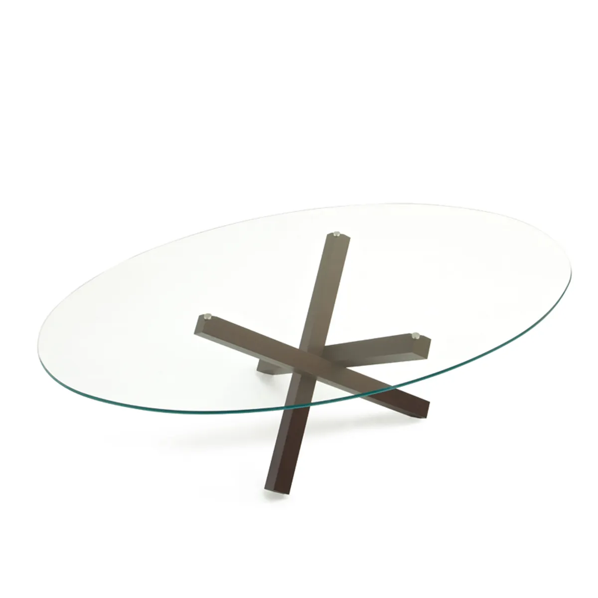 Aikido Sovet® - Table de salle à manger ovale design en verre — vue 4