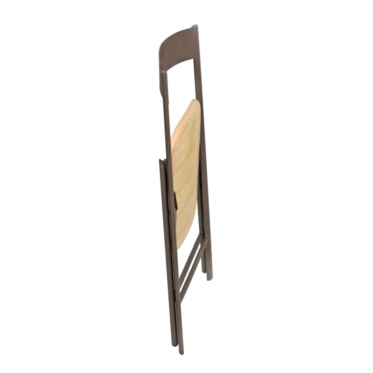 Jolie - Chaise pliante italienne en bois et métal — vue 5