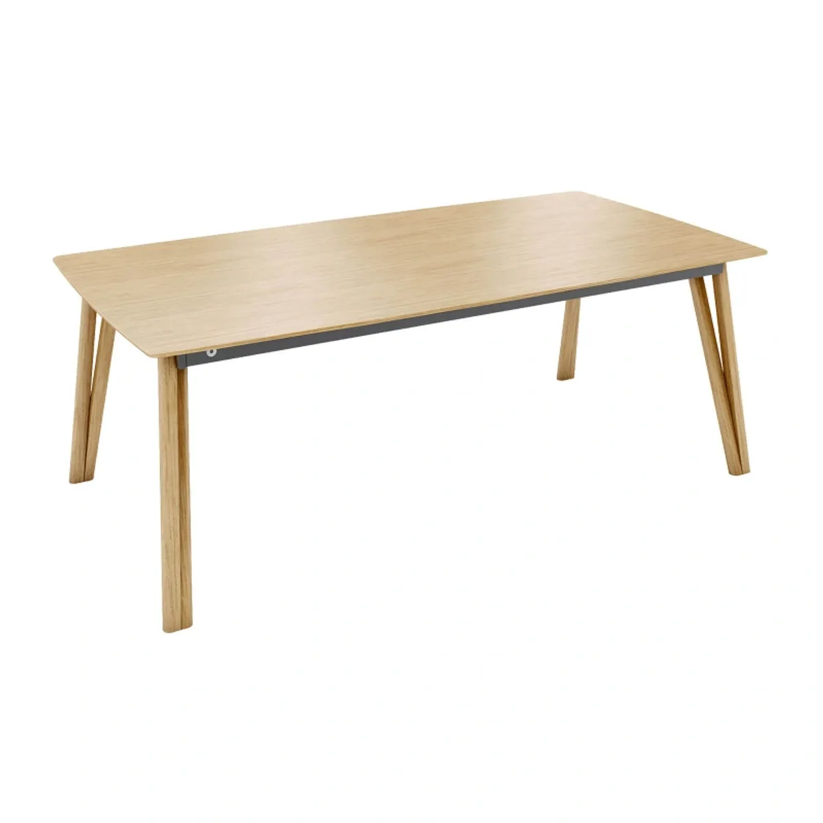Rennes Mobitec® - Table en bois massif extensible pieds épingle — vue 3