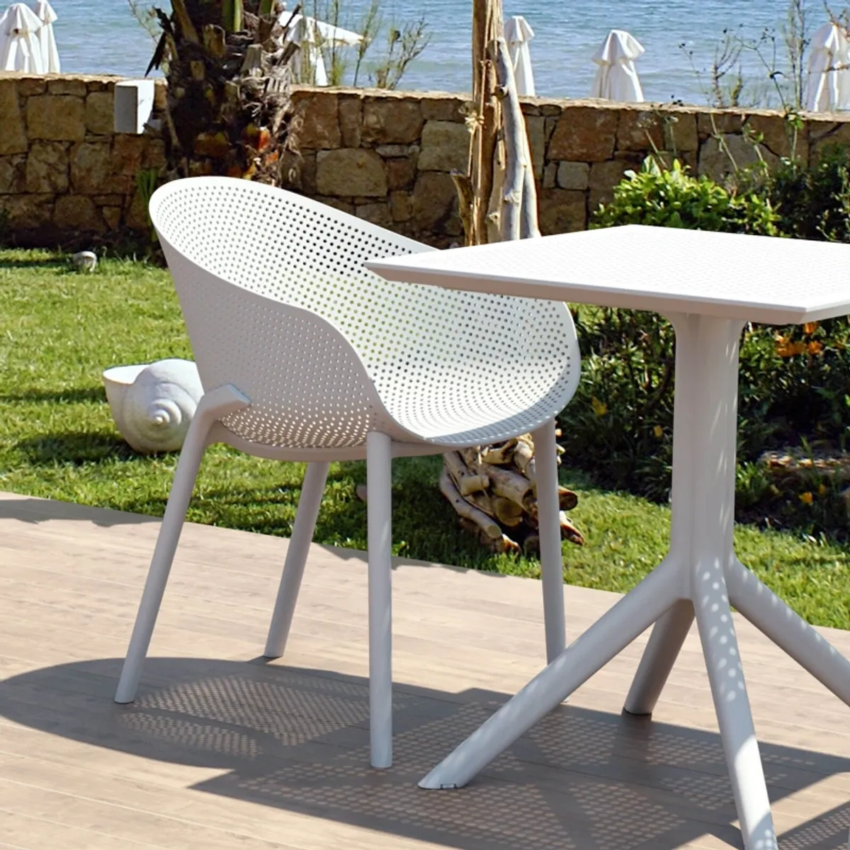 Sky - Fauteuil de jardin design en polypropylène