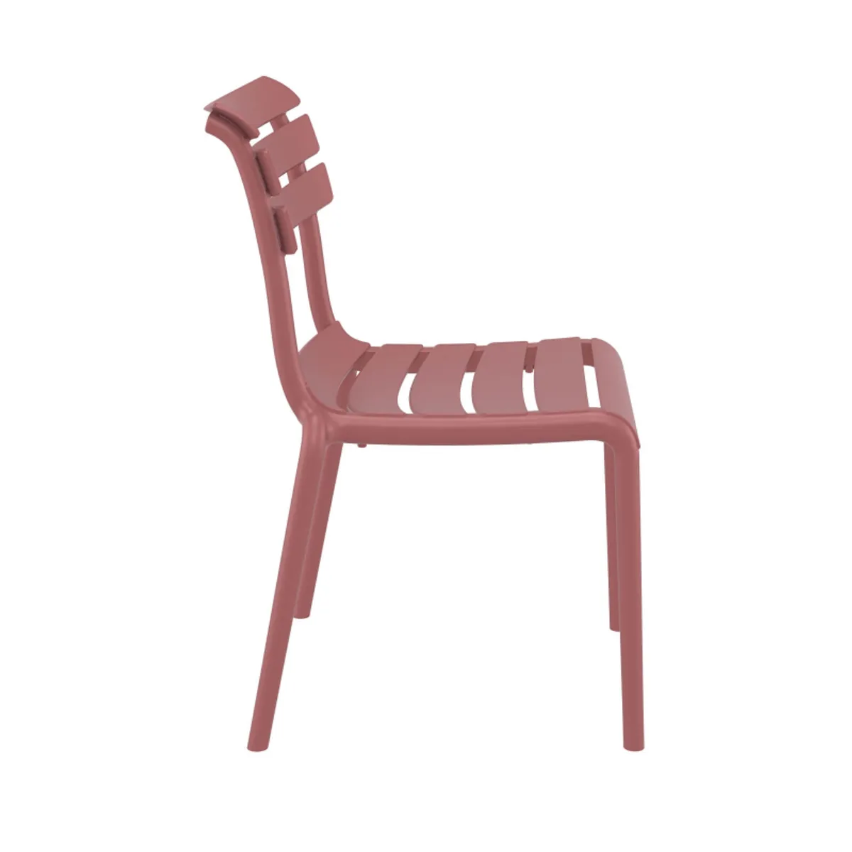 Helen - Chaise moderne empilable en polypropylène — vue 4