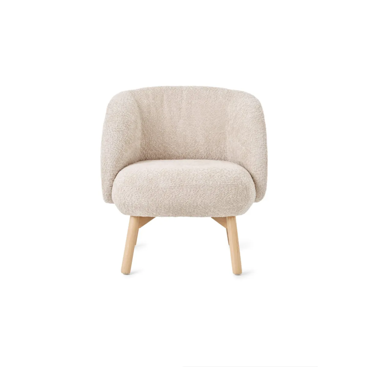 Thalia Mobitec ® - Fauteuil confortable en tissu avec pieds en bois — vue 5