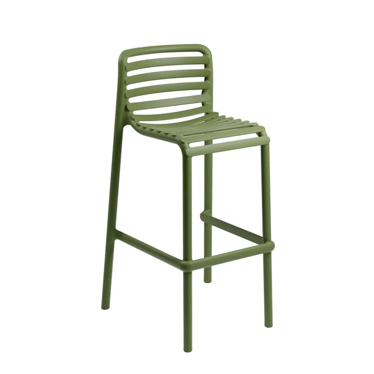 Doga - Tabouret de bar de jardin empilable en polypropylène — vue 5