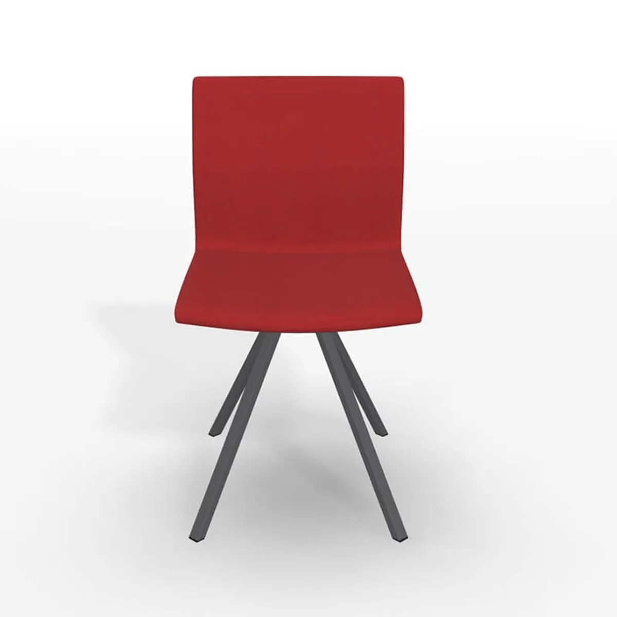 Silva - Chaise design pieds métal et revêtement en tissu — vue 4