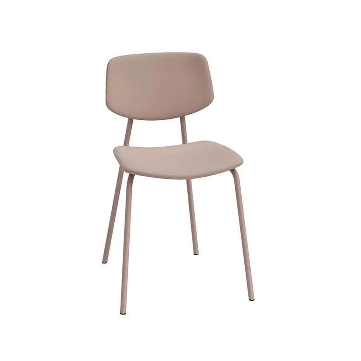 Lago - Chaise de cuisine vintage rembourrée en simili — vue 3