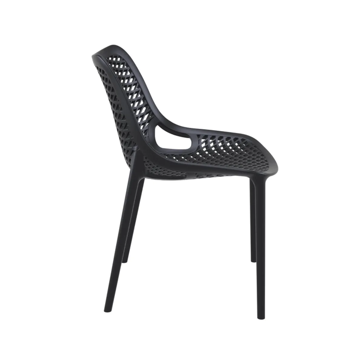 Air - Chaise de jardin moderne ajourée en polypropylène — vue 5