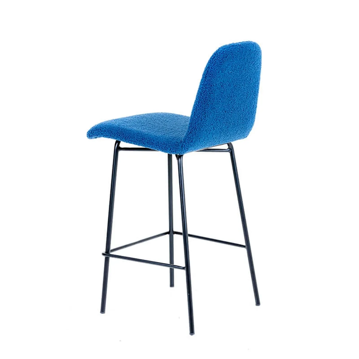 Pandora - Tabouret snack en tissu et pieds en métal — vue 4