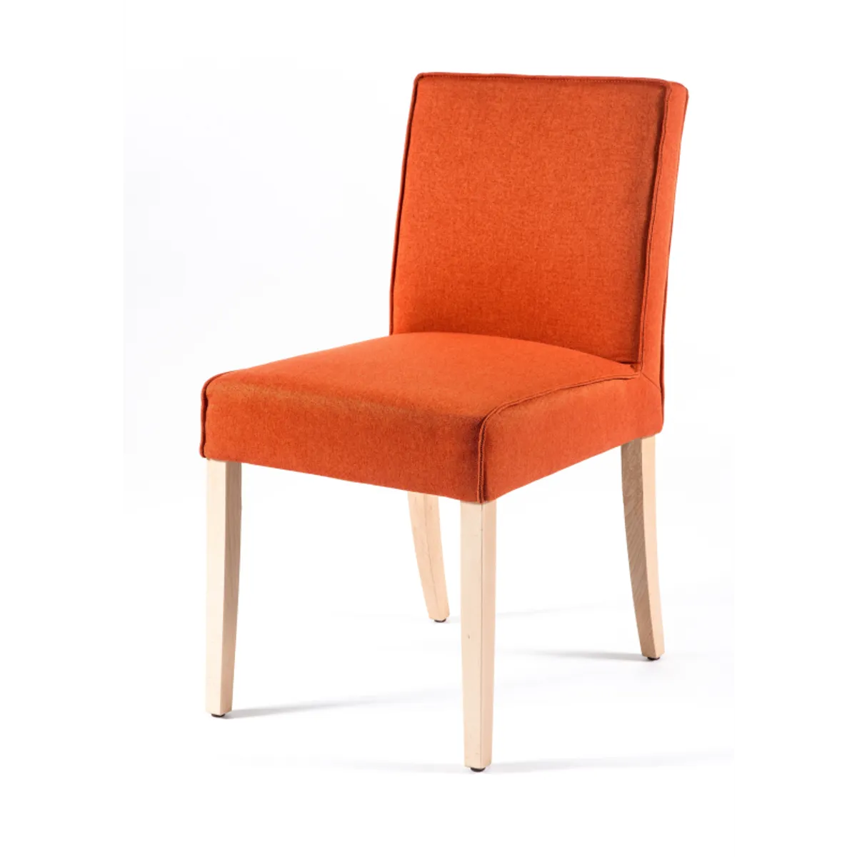 Carpe - Chaise contemporaine en tissu et bois — vue 3