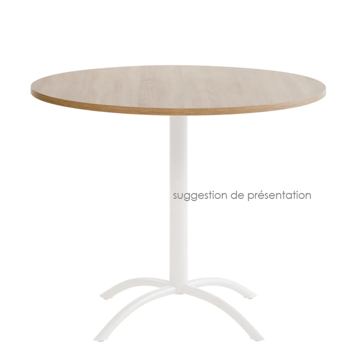 Plateau HPL 24/26 - Plateau de table rond en stratifié — vue 4