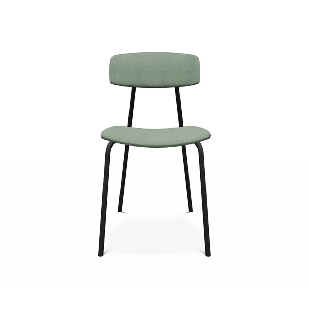 Lazio - Chaise en tissu de style rétro fabriquée en Belgique — vue 4