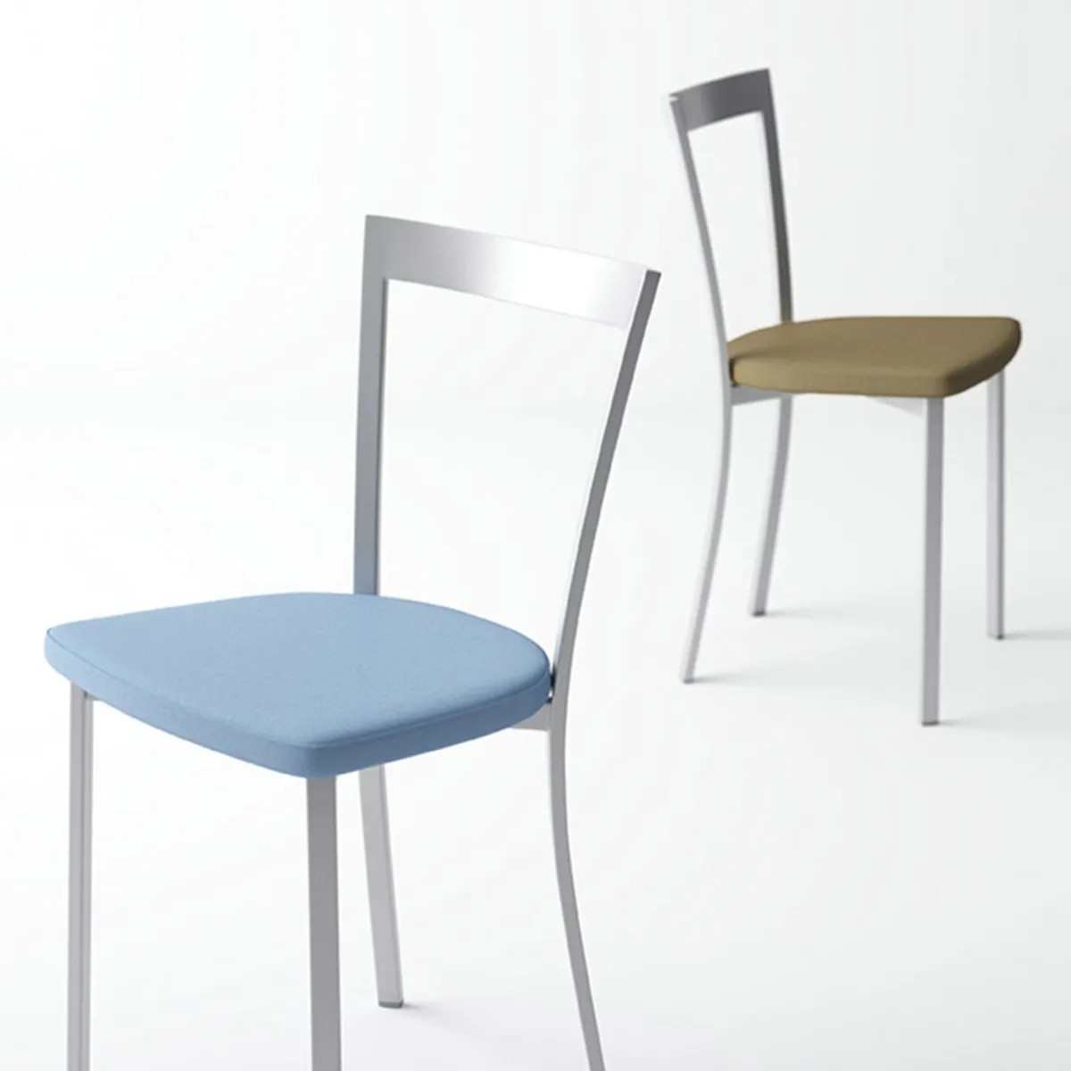 Spirit - Chaise de cuisine moderne en synthétique et métal