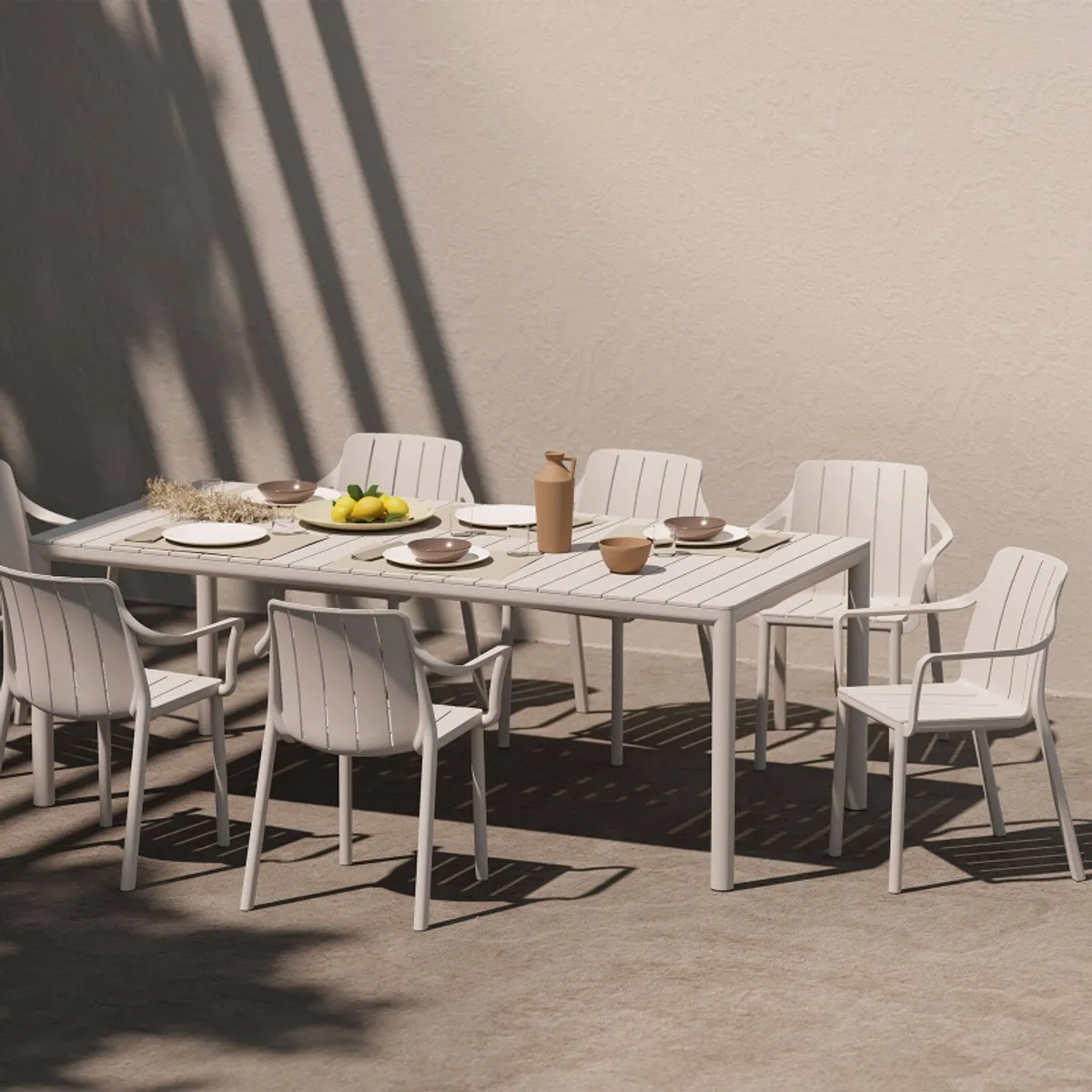Tevere - Table de jardin extensible en polypropylène — vue 5