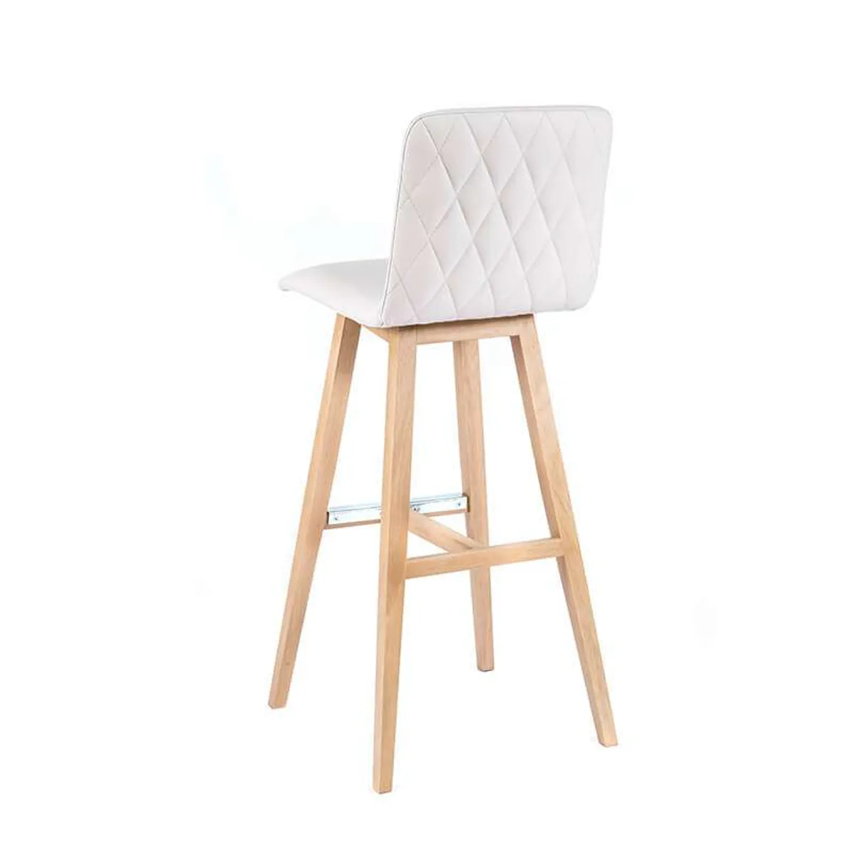 BarPlaza diamant - Tabouret de bar scandinave avec pieds en bois — vue 4