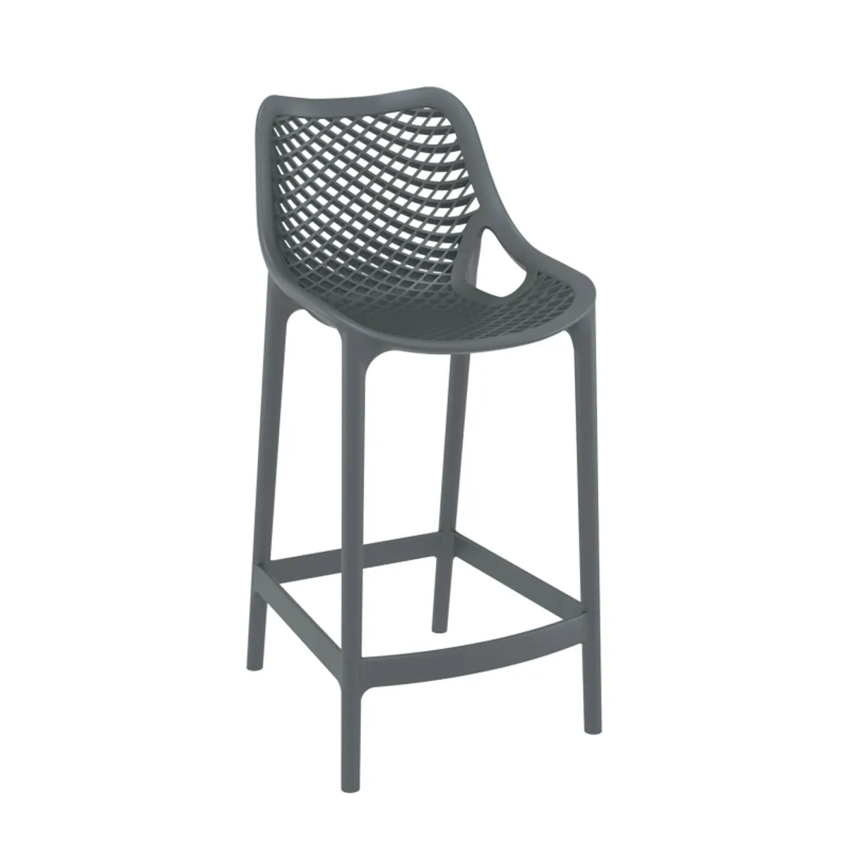 Air - Tabouret moderne en polypropylène — vue 4