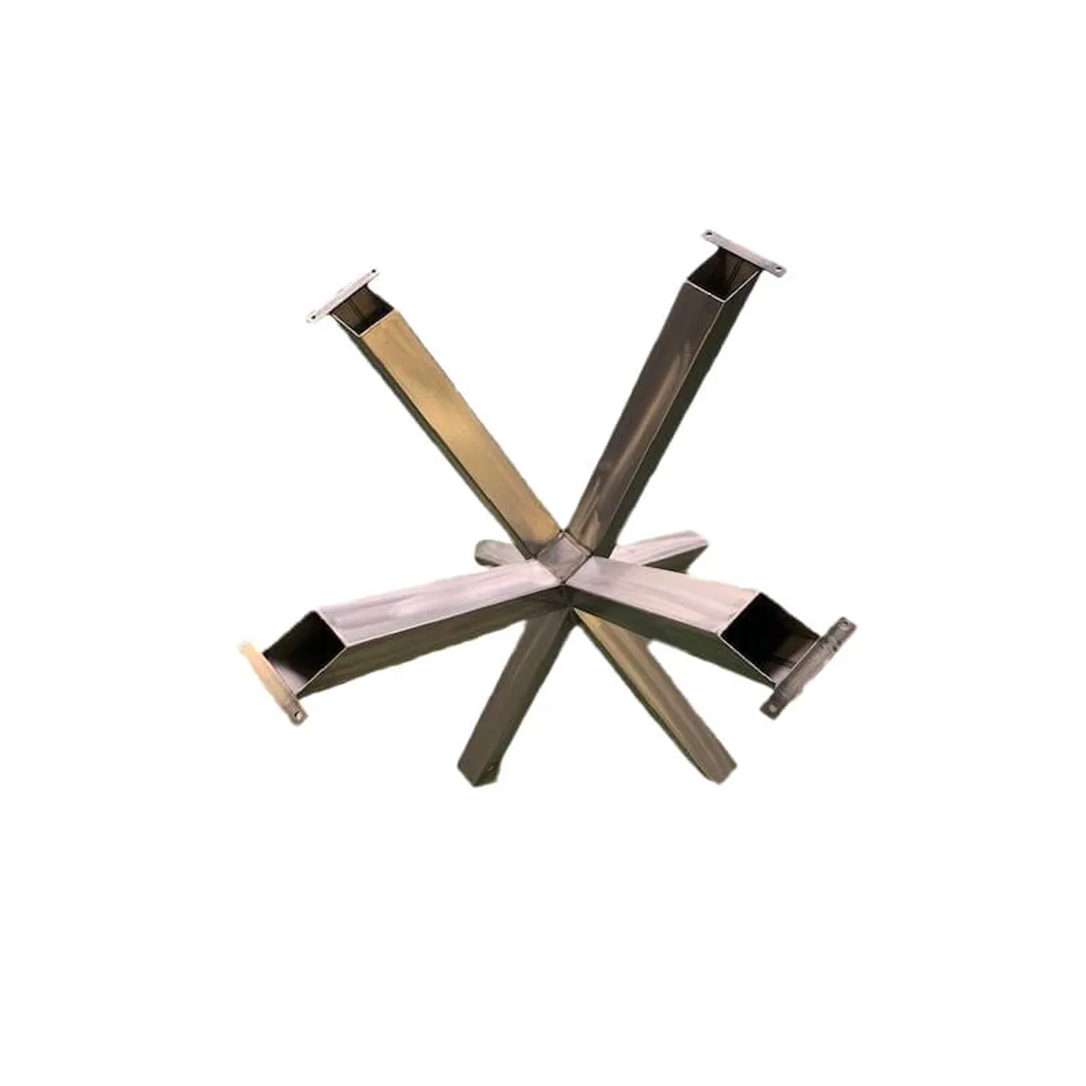 Rosace Carrier® - Pied de table central design en métal forme Mikado — vue 4