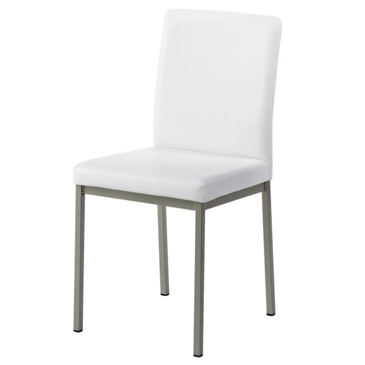 Villa - Chaise contemporaine en métal et revêtement simili — vue 3