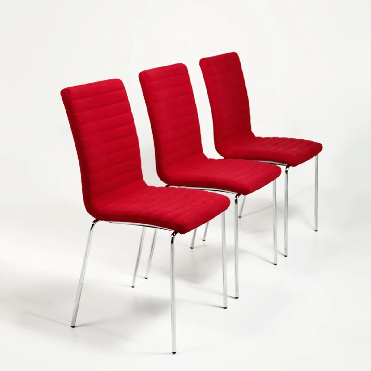 Star Midj® - Chaise moderne empilable en tissu et métal — vue 4