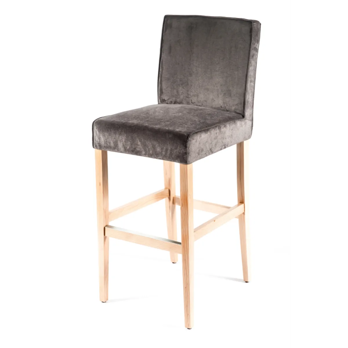 BarCarpe - Tabouret de bar en tissu et bois — vue 5