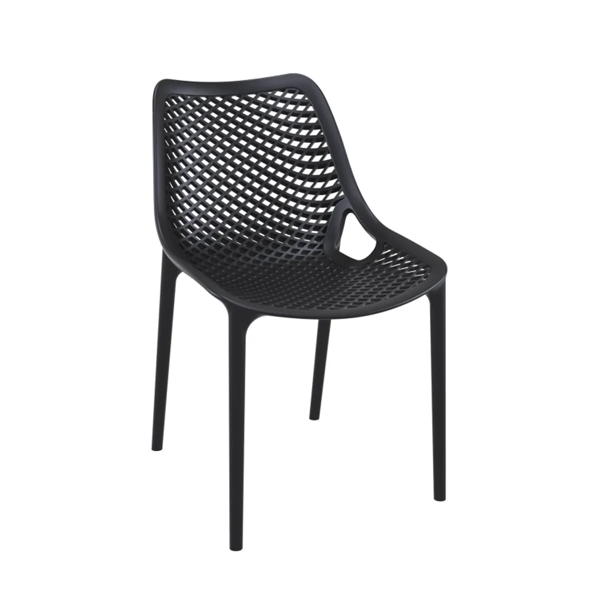 Air - Chaise de jardin moderne ajourée en polypropylène — vue 3