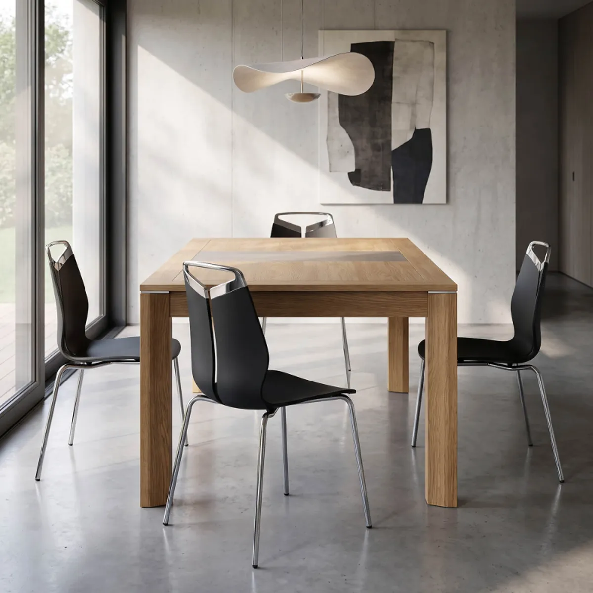 Gripp - Chaise design coque polypropylène pieds en métal — vue 5
