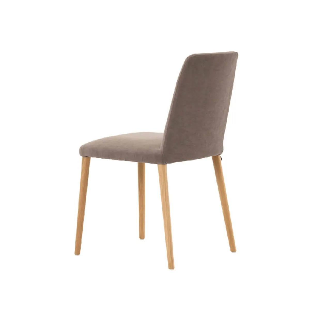 Rob C01 Mobitec® - Chaise moderne en tissu rembourrée avec pieds en bois massif — vue 4