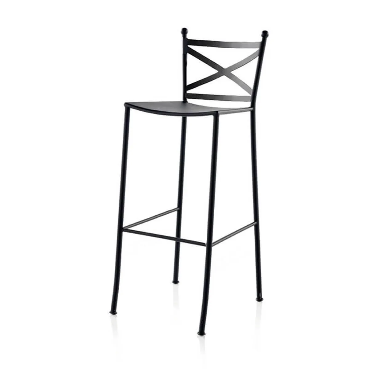 Toledo - Tabouret provençal en métal — vue 3